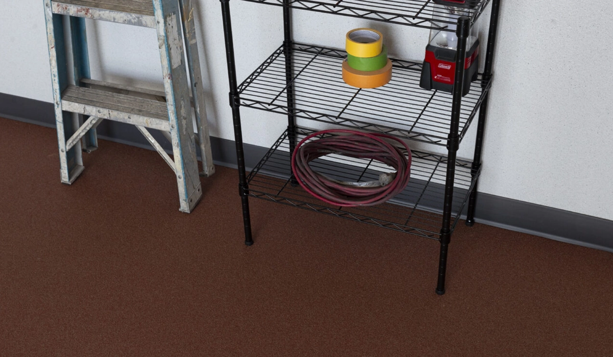 Quartz flooring used in interior setting